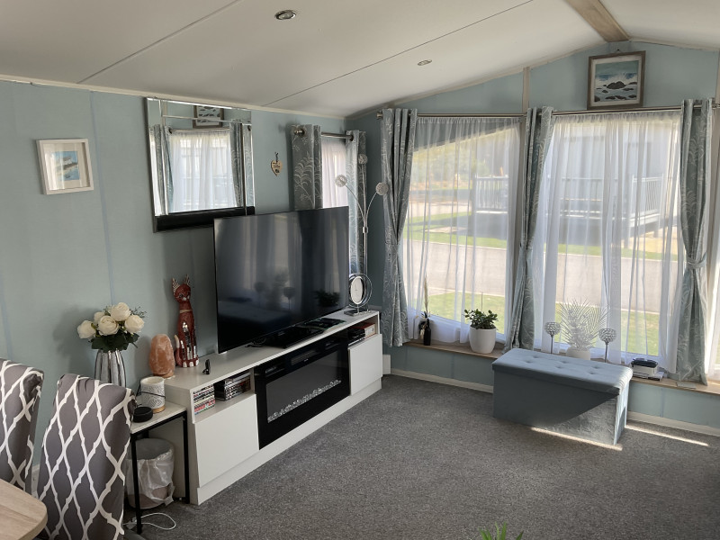Willerby Sierra 2022 static caravan for sale sited at Par Sands, Cornwall