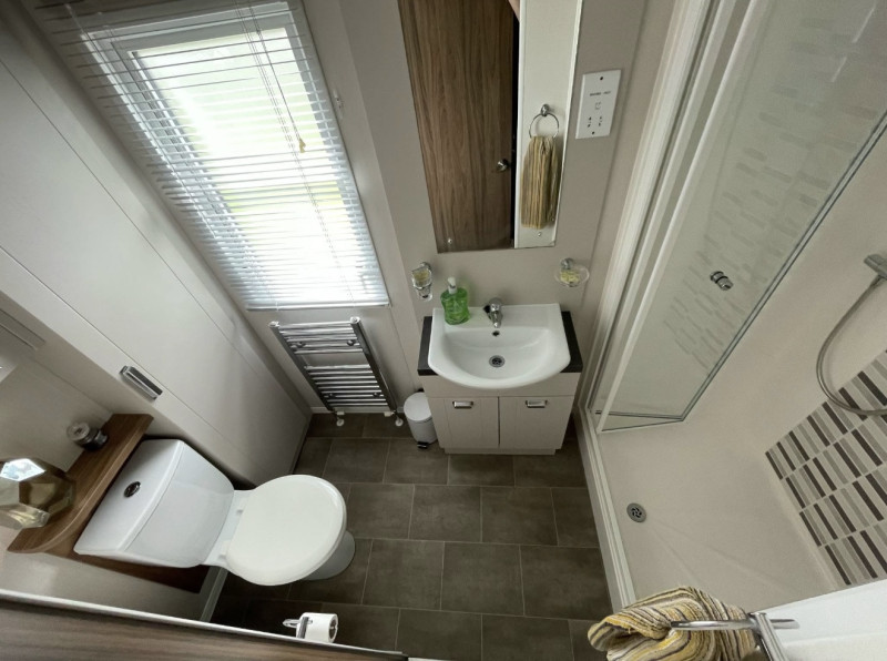 Willerby Sheraton 2017 & decking sited at Ingleton, North Yorkshire
