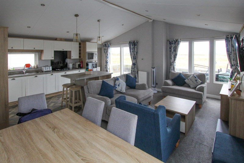 Willerby Cranbrook double lodge 2021 at New Beach, Dymchurch, Kent. 3 bedrooms