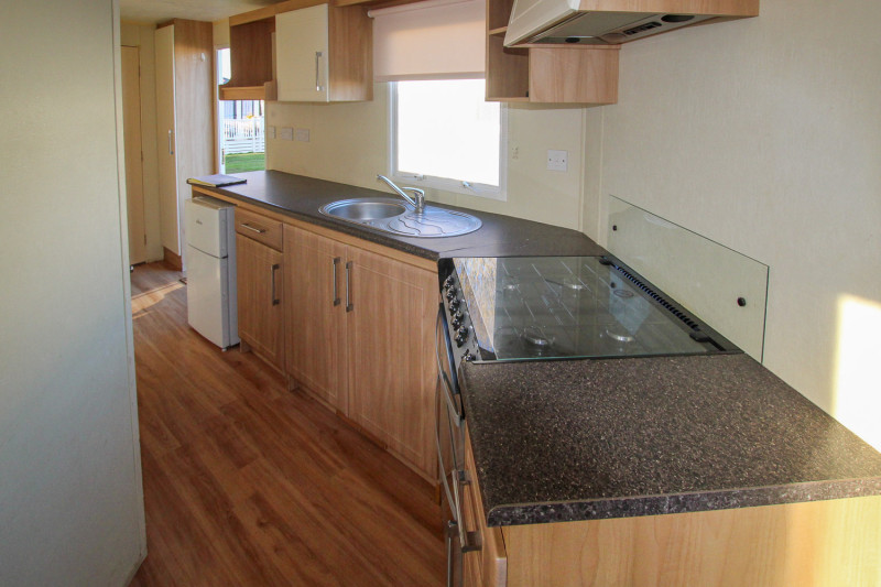 Delta Denbigh Deluxe 2011 static caravan sited at New Beach, Dymchurch, Kent. 3 bedrooms