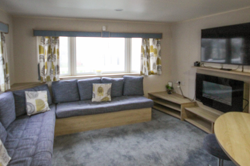 ABI New Horizon 2021 static caravan sited at Haven's Kent Coast, Allhallows. 3 bedrooms