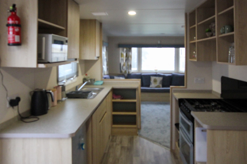 ABI New Horizon 2021 static caravan sited at Haven's Kent Coast, Allhallows. 3 bedrooms