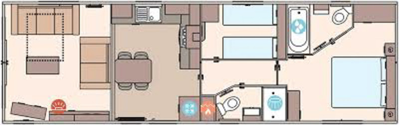 ABI Beverley 2023 static caravan at Skirlington Coast, East Yorkshire
