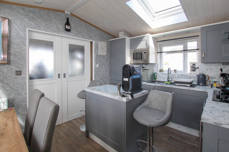 Luxury Pemberton Langton 2020 with super decking at Allhallows, Kent.