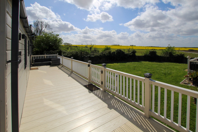 ABI Ambleside 2022 on a fantastic corner pitch at Haven Allhallows, Kent. Big decking