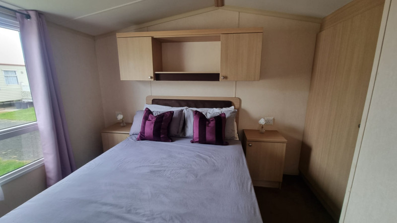 Swift Burgundy 2009 sited at Ty Gwyn Caravan Park, nr Abergele, North Wales