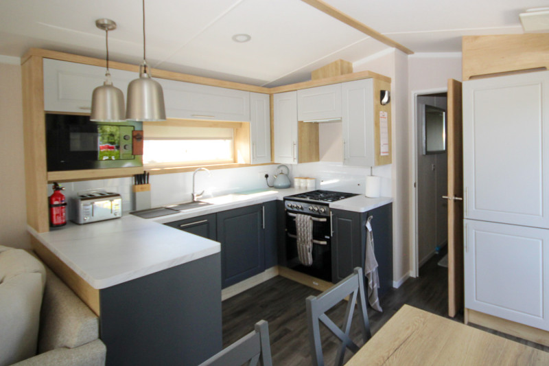 Swift Bordeaux Exclusive 2022 static caravan at Allhallows, Kent on a new development area